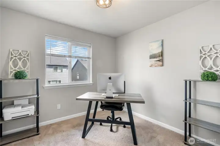 One of the 4 bedrooms perfect as an office space