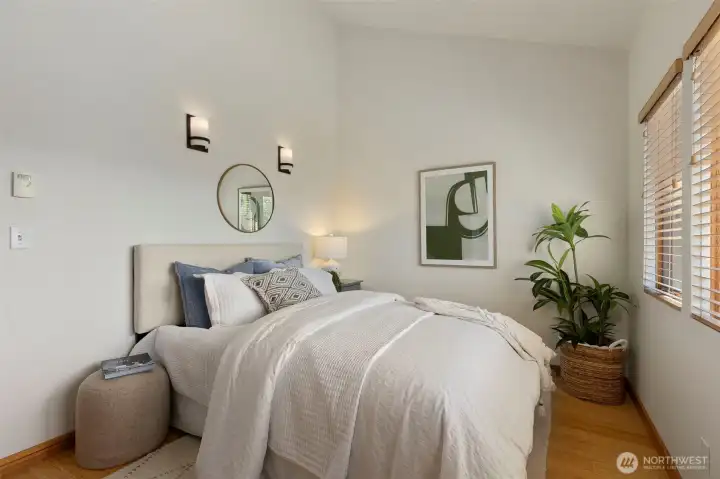 Second south facing bedroom.