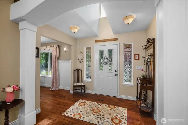 Entry. All closets have lights as well.