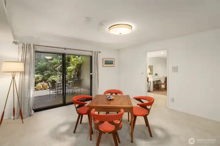 patio off of lower level bonus room