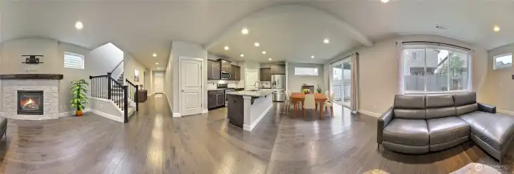Living area view - virtually staged Living area view - virtually staged
