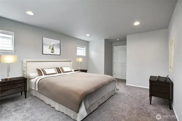Primary suite view - Virtually staged Primary suite view - Virtually staged