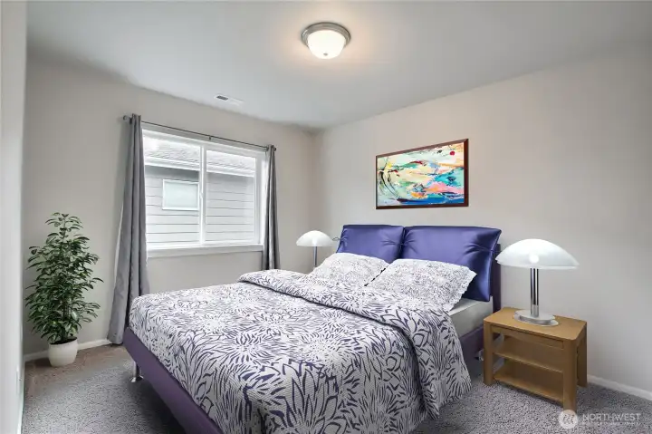 Bedroom 2 - virtually staged Bedroom 2 - virtually staged