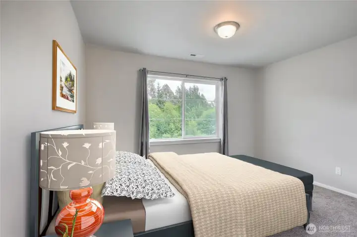 Bedroom 3 - virtually staged Bedroom 3 - virtually staged