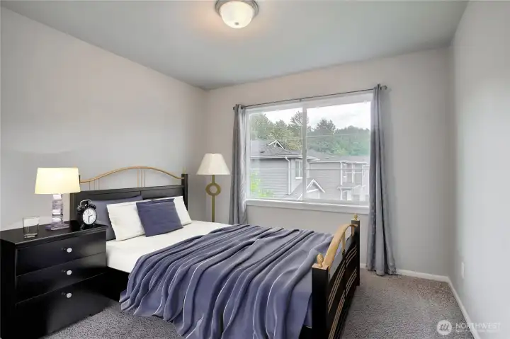 Bedroom 4 - virtually staged Bedroom 4 - virtually staged