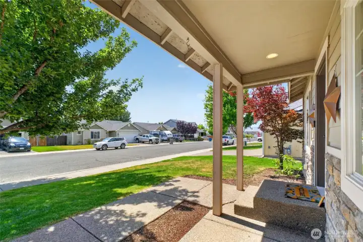 Lovely covered front porch