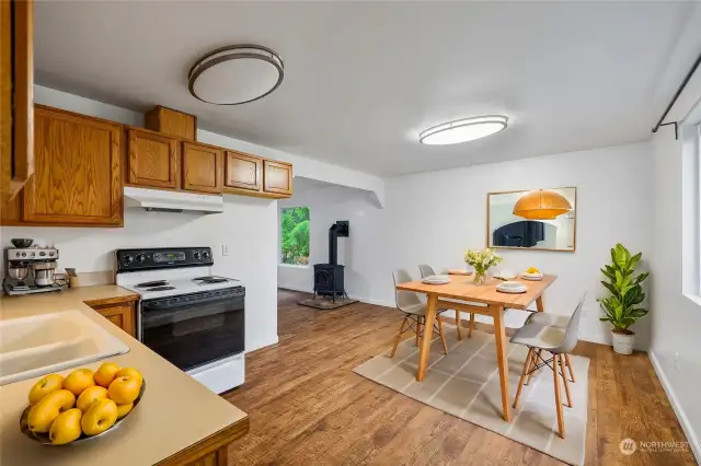 Kitchen Virtually Staged