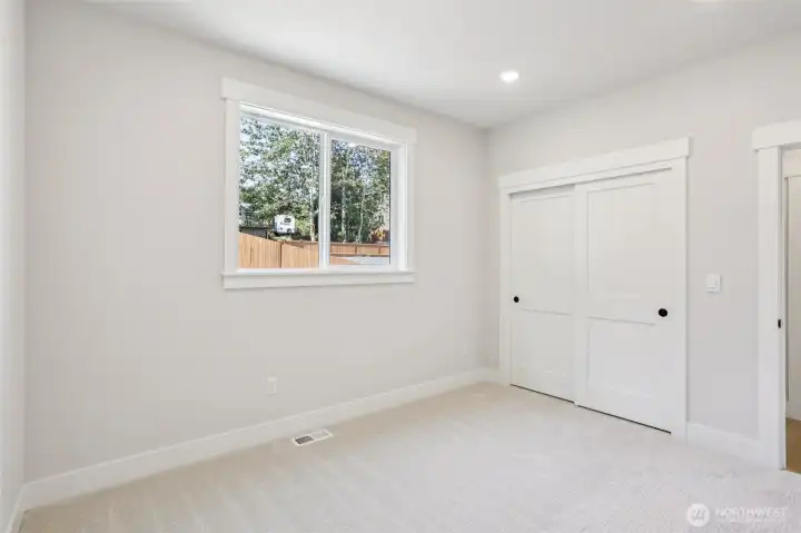 Third bedroom can be a light and bright home office. Photo is of similar home-details & finishes will vary-ask site agent for details