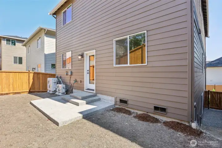 Home will come with fully fenced and landscaped rear yard. Photo is of similar home-details & finishes will vary-ask site agent for details