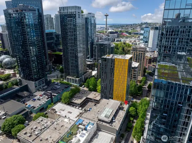 Amazon, Whole Foods, light rail, etc within a couple blocks!
