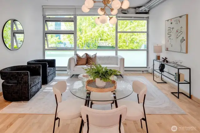 Bright and airy urban loft on coveted 3rd floor