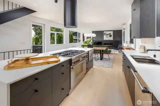 Incredible kitchen with large island for entertaining