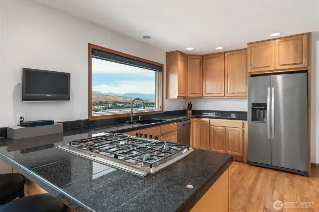 Kitchen with views!