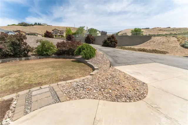 Easy care landscaping.
