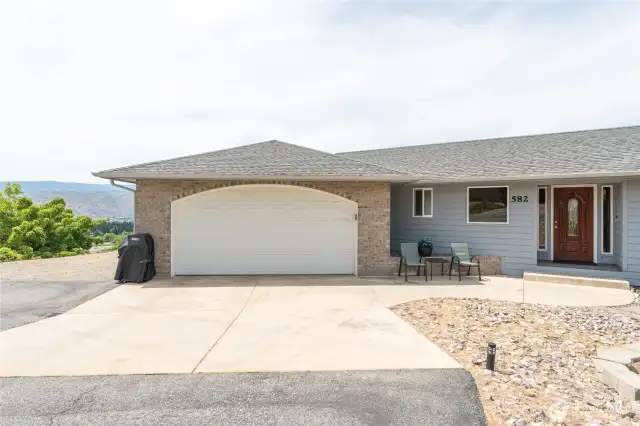 2-car attached garage.