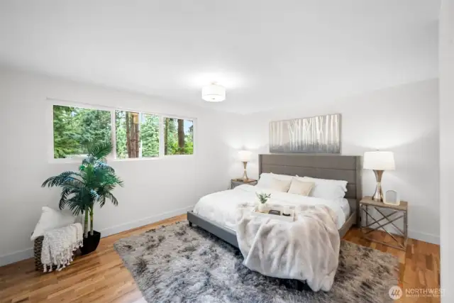 Primary bedroom on top floor