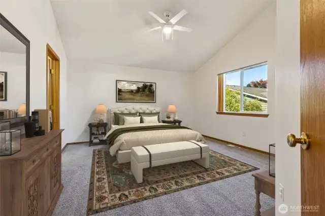Virtually Staged - Primary Suite