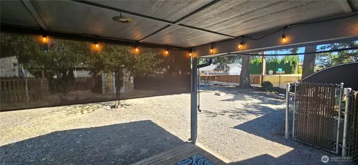 Enjoy the covered porch year around