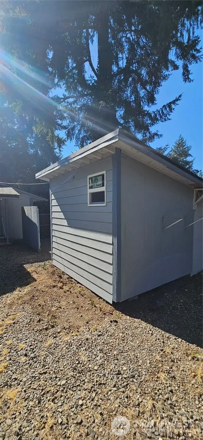 Back yard shed