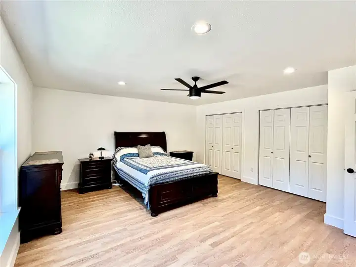 Plenty of Storage as well as light from the Window facing the back lawn