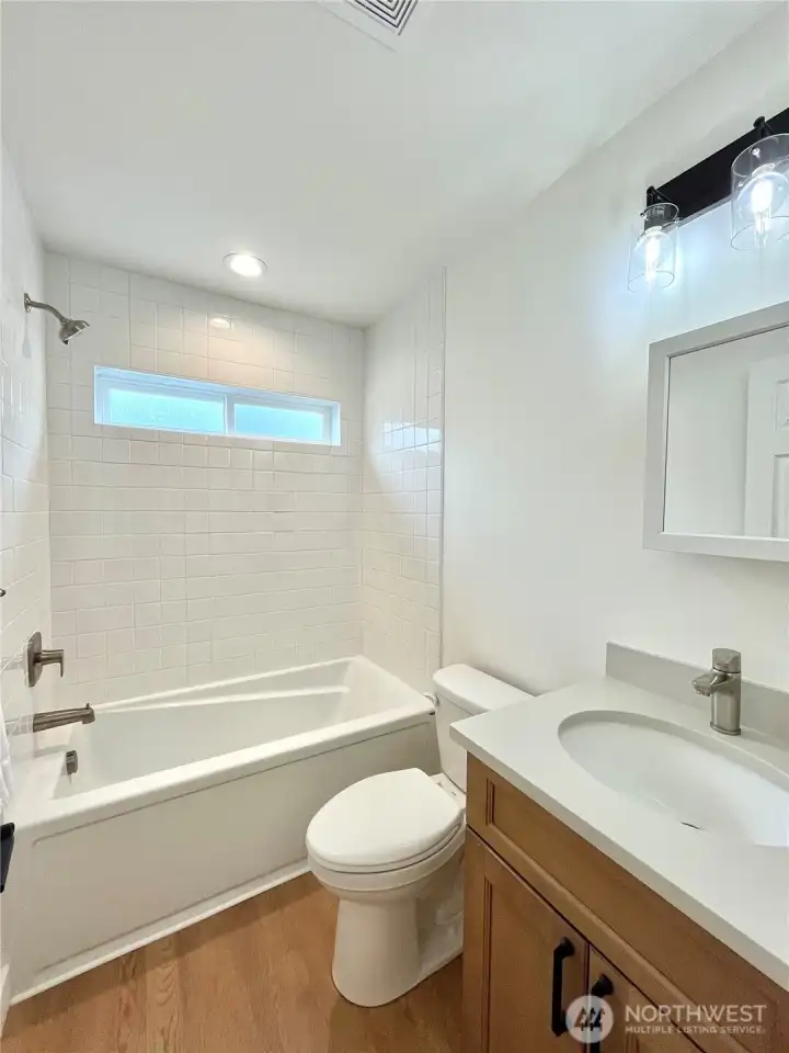 Tub and Shower Combo in bathroom #2. Shower off Beach Here. Tub and Shower Combo in bathroom #2. Shower off Beach Here.