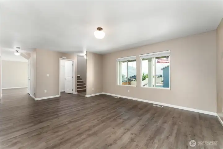 Updated flooring on main floor