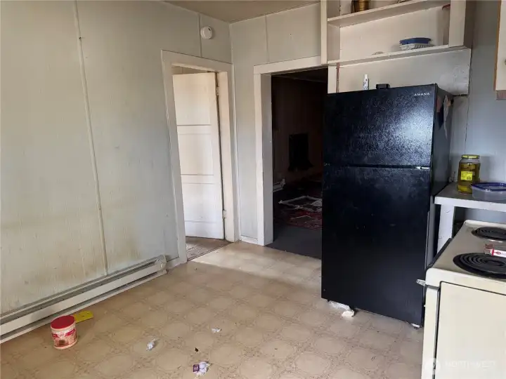 Kitchen & 3rd room off the left