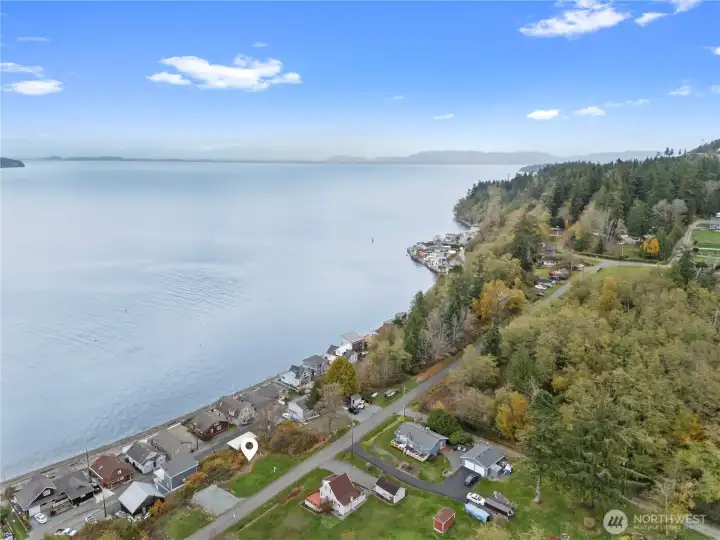 Premium sloped lot near beach access—perfect for a view-oriented custom build.