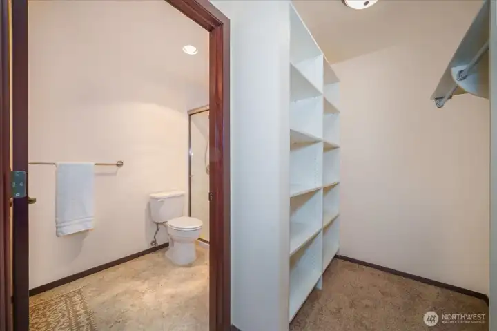 Primary Bedroom walk in closet