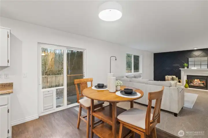 Step Outside to Spacious Patio