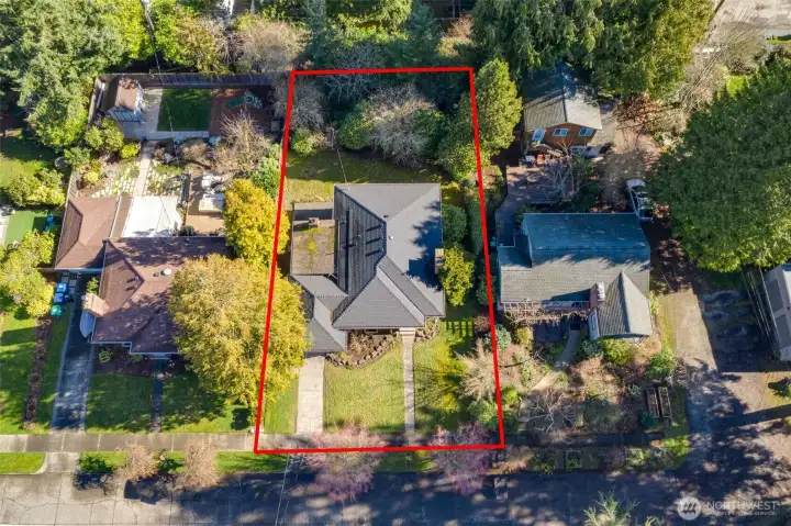 Red property line is approximate not exact