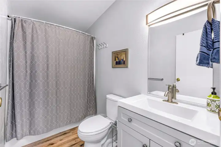 2nd bath provides guest access and directly next to the 2nd bedroom