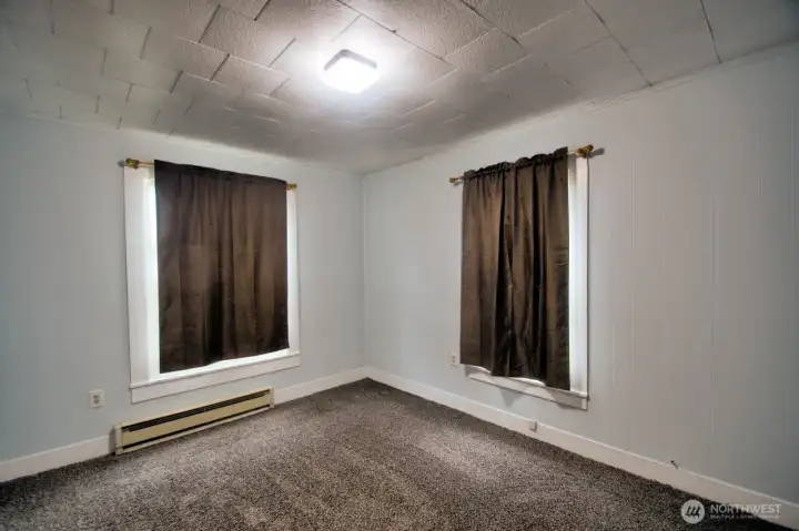 Bedroom #1. New flooring and paint.