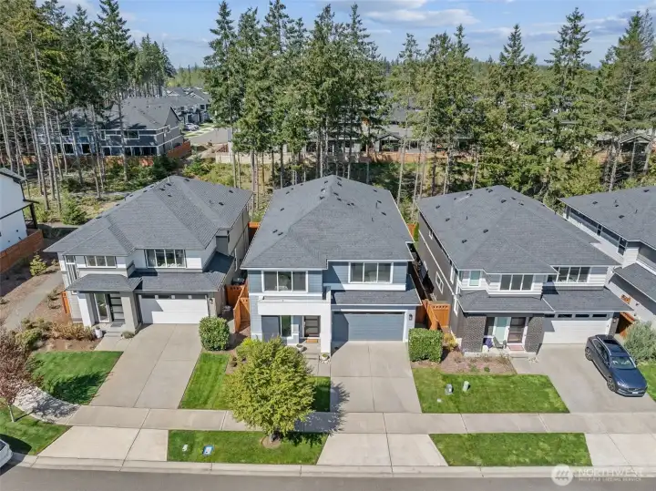 Home sits on a green belt with trail head just steps away!