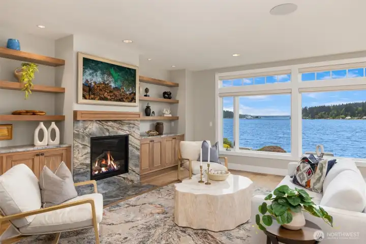 Breathtaking views from every room on the first floor...