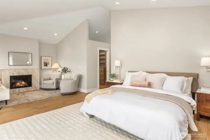 A sitting room for reading and relaxation.