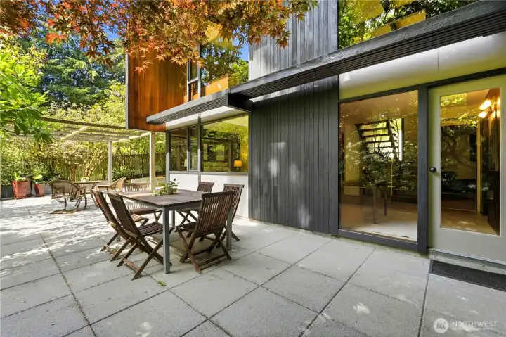 Another look at the lower patio.