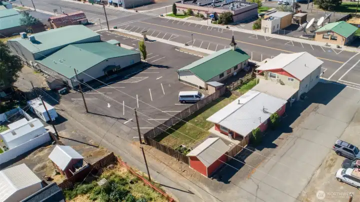 Fully fenced with covered parking and large yards.