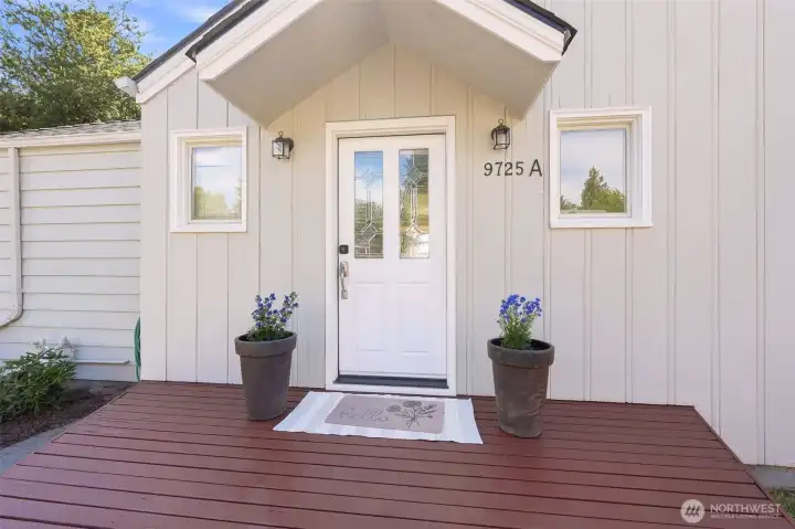 Unit A entrance