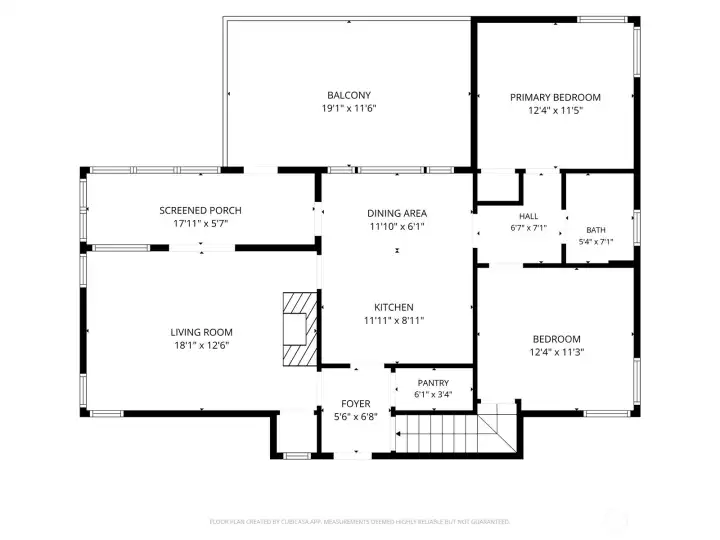 Unit A floor plan