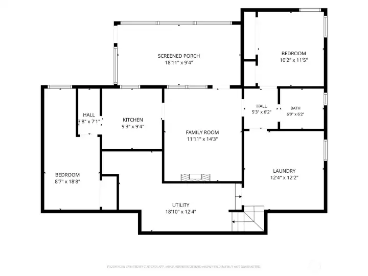Unit B Floor plan