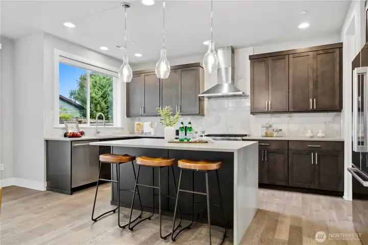 Kitchen with lots of counter space and walk in pantry Kitchen with lots of counter space and walk in pantry