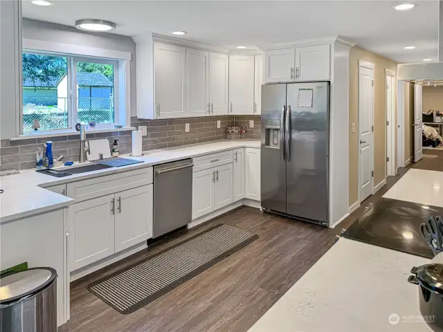 Kitchen with new appliances