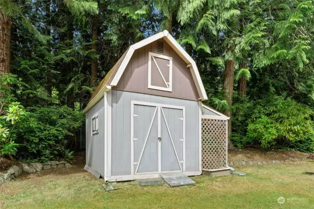 Well maintained garden shed