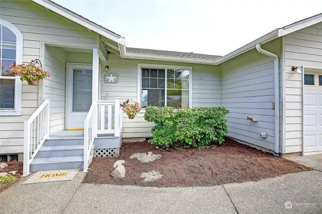 House features cement board siding!