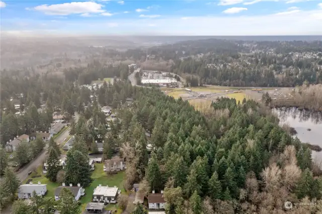 You can almost hear the birds and smell the pines. Lucky tenants can enjoy trails at Panther Lake adjacent to your property!