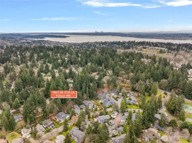 Just minutes from Down Town Kirkland