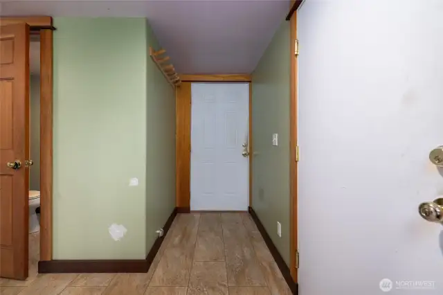 Entry from the carport