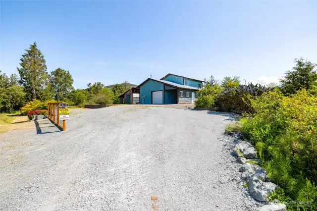 Driveway to the property
