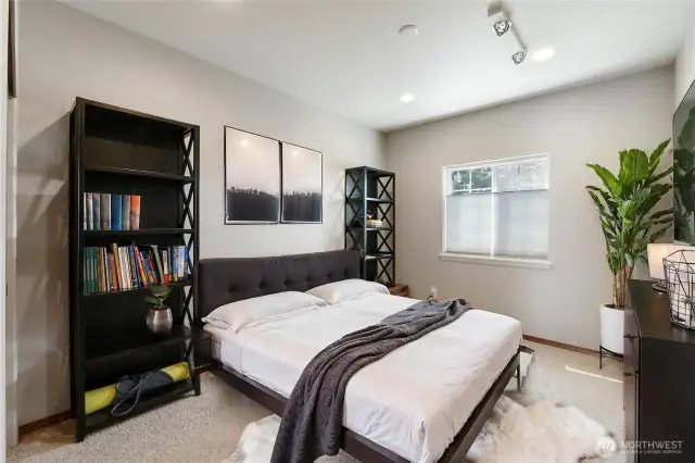Second of two spacious guest bedrooms.